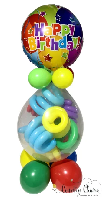 When you can't think of a creative Birthday Gift, our handcrafted Happy Birthday Stuffed Balloons are a great choice! Have our Birthday Stuffed Balloons hand delivered to any address in New Carlisle, Rolling Prairie, Michigan City, and LaPorte County, IN. They make a perfect addition to any birthday party and bring joy to your loved one on their special day- no matter what age!