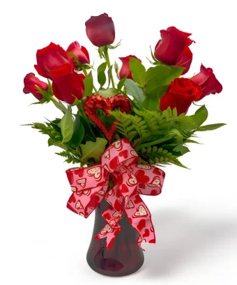 Romantic Dozen Roses | Send the Most Romantic Red Roses to Your Love for Valentine's Day 2024 | Local Flower Delivery Until 9PM Throughout LaPorte County, IN