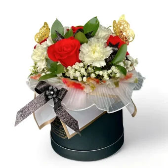 Have our Stunning XOXO Gift Box delivered directly to your loved one's door, workplace, local hospital, assisted living facility, school, or wherever you need to send beautiful fresh, premium flowers in a round gift box, perfect for anniversary flowers and birthday bouquets-7 days a week! Local Delivery Daily to LaPorte County and New Carlisle, Indiana and New Buffalo and Three Oaks, Michigan. Country Charm Floral and Gifts- Your florist for any Occasion.