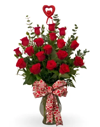18 Valentine's Day Roses | Express Your Love & Devotion this Valentine's Day with Our Premium Quality Roses and Gifts | Same Day Flower Delivery to LaPorte, IN.