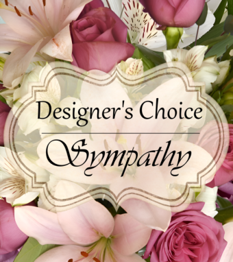 Designer Choice Sympathy Arrangements | Premium Quality Fresh Flower Arrangements Assorted Beautifully to Convey your Message of Condolences, Comfort, and Sympathy to a Loved One | Same Day Delivery 7 Days a Week to LaPorte County and New Carlisle, Indiana and Three Oaks and New Buffalo, Michigan. Country Charm Floral and Gifts Local Flower Delivery Service.