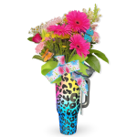 Ombre Rainbow Leopard